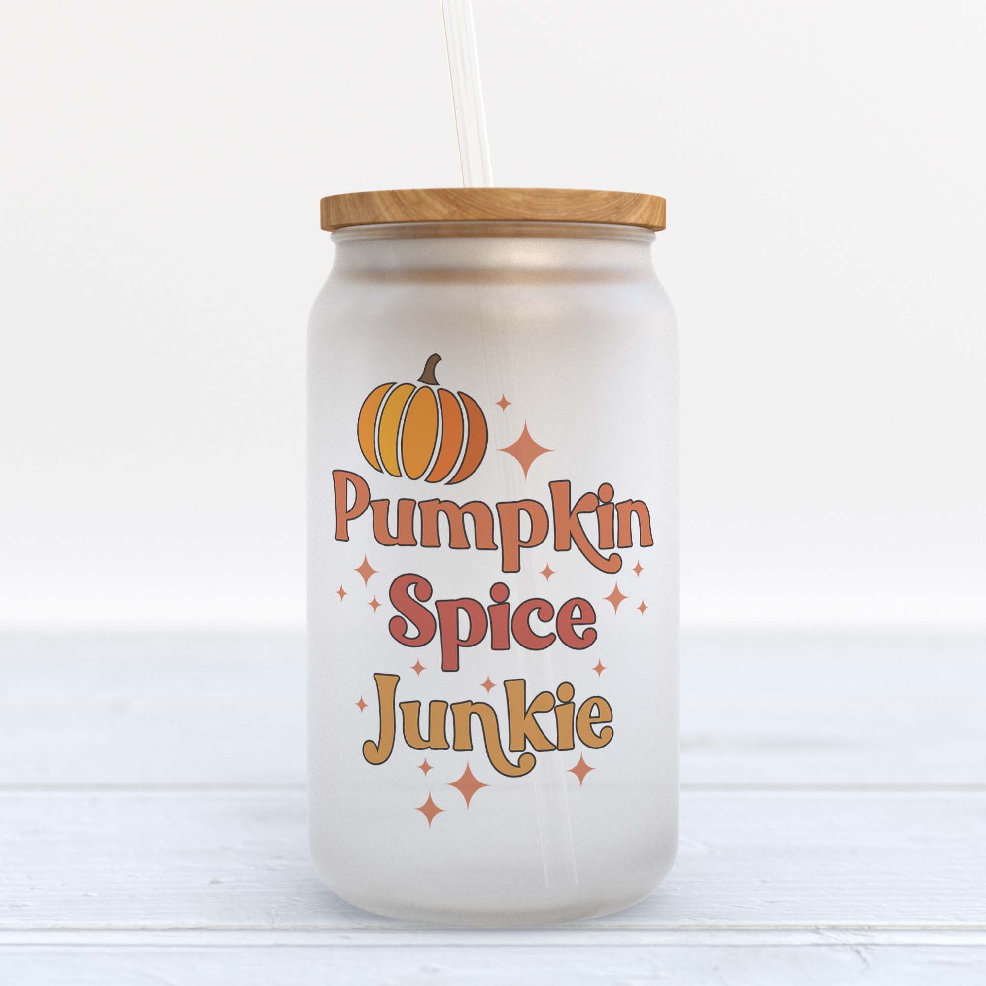 Pumpkin Jack Spice - 16oz Matte Glass Tumbler